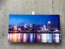 Cincinnati panoramic print on metal