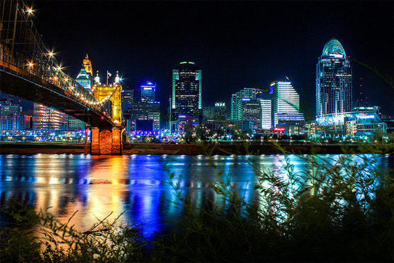 Cincinnati Skyline, Cincinnati Night
